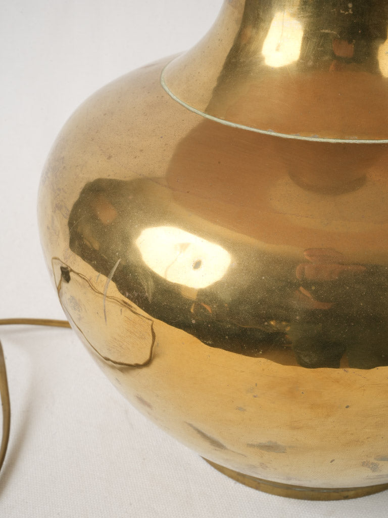 Traditional elegant brass lamp