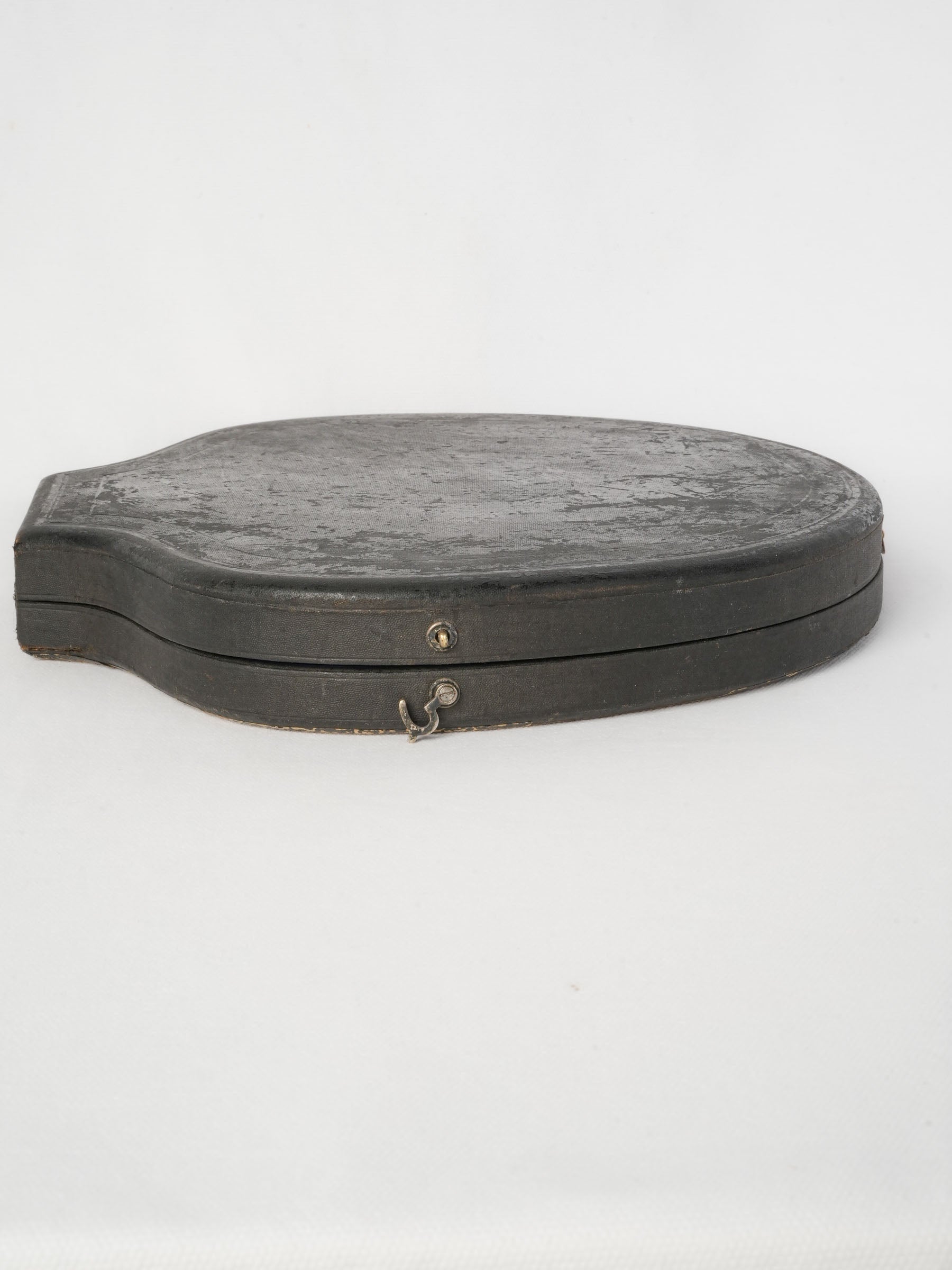 French Ice Cream Service in Striking Sapphire-Blue Shell-Shaped Case, Early 20th Century.