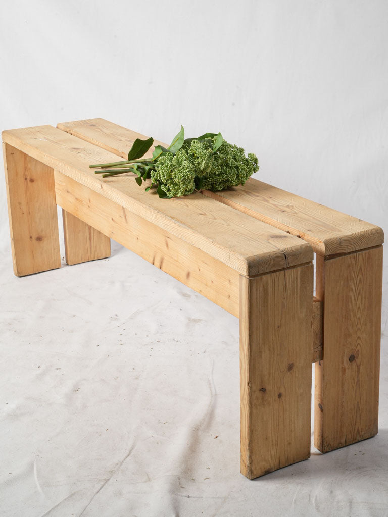 Rustic elegant natural pine seating