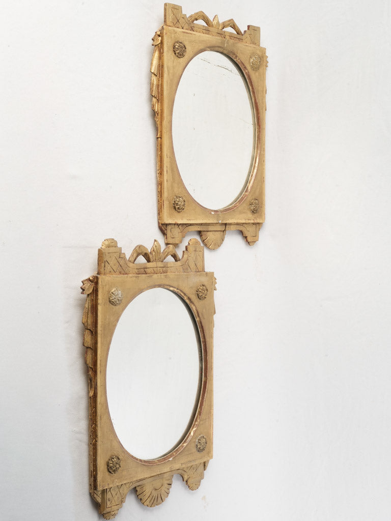Neoclassical ornate provincial mirrors