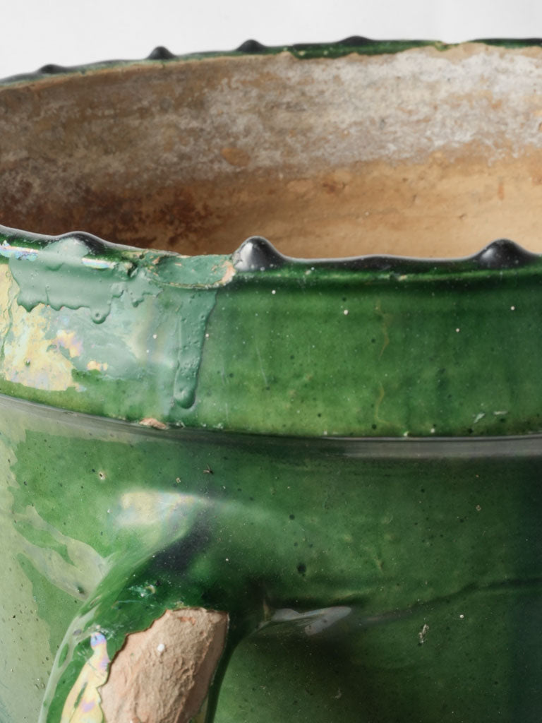 Authentic 19th-century ceramic vessel