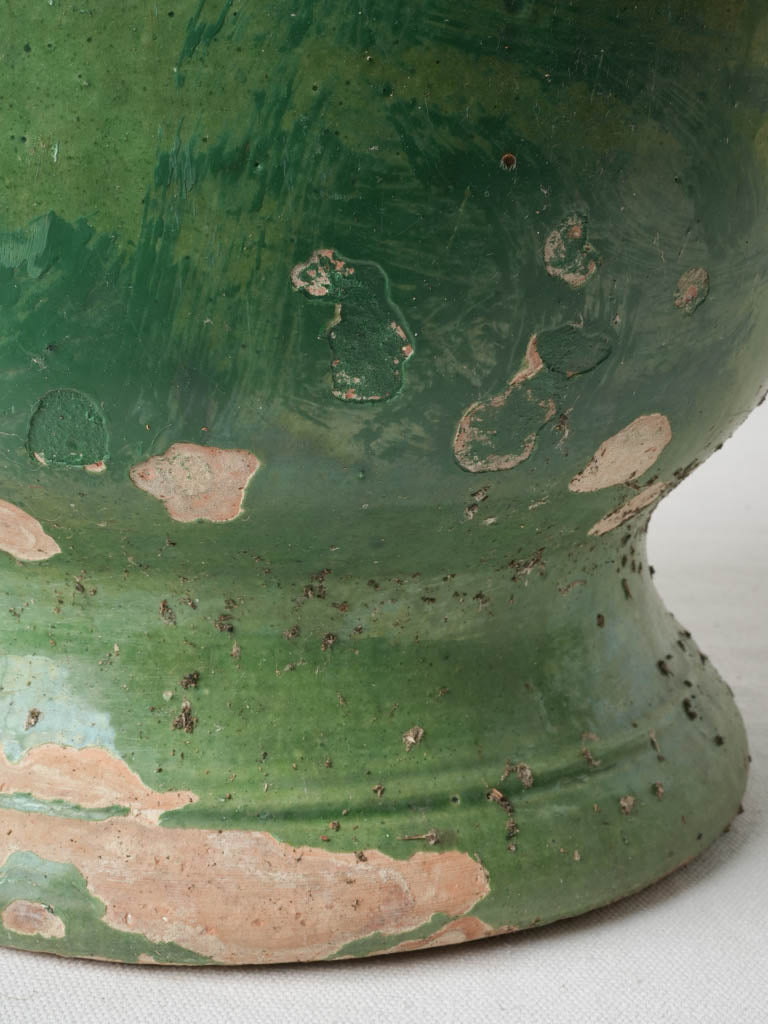 Vibrant antique terracotta cachepot