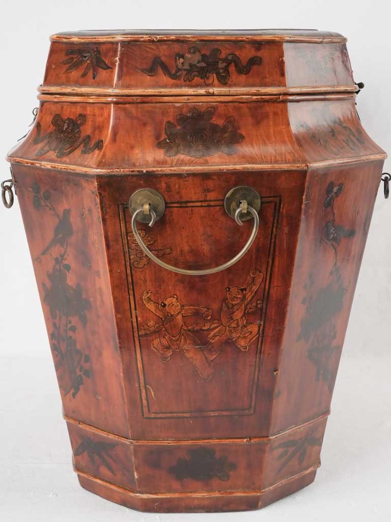 Nineteenth-century silk-lined glory box