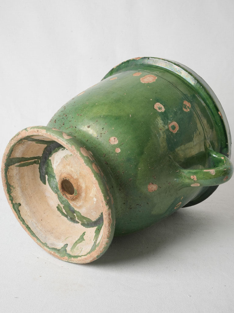 Sturdy two-handled garden urn