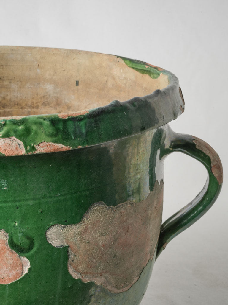 Elegant twin-handled planter.