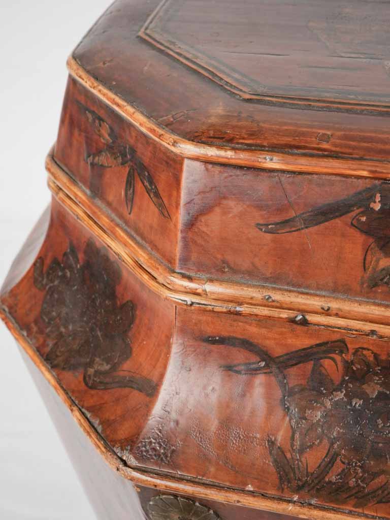 Aged wood intricate glory box