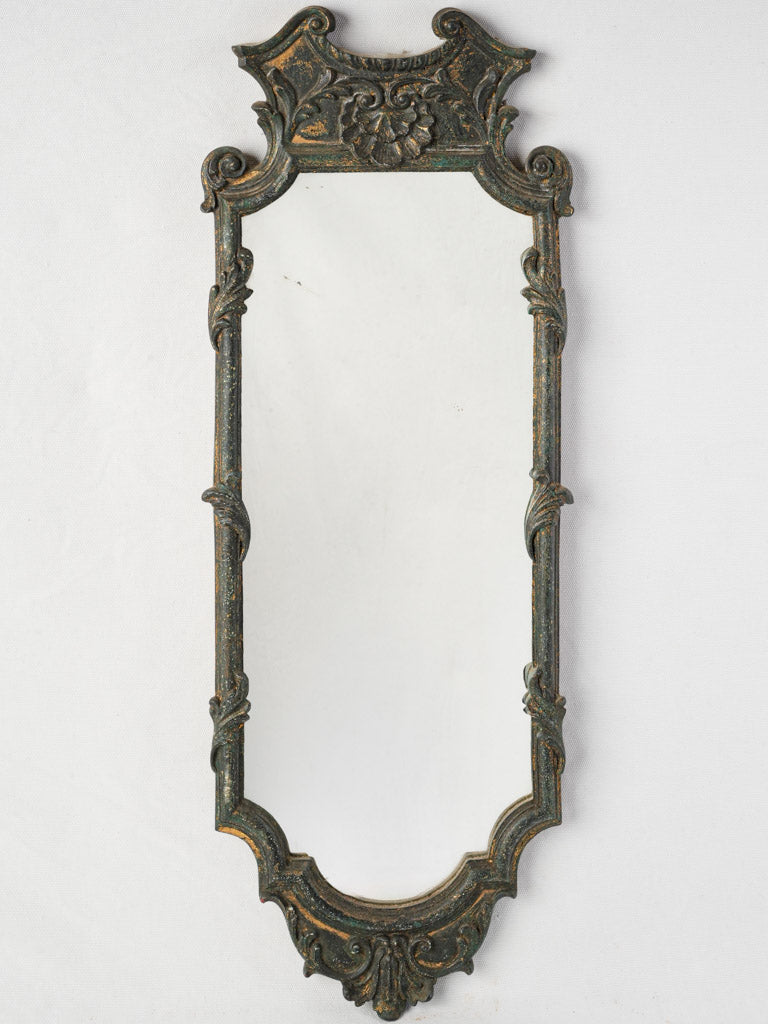 Late 19th Century Italian Neoclassical Mirror w/ Elongated Silhouette - 28¾" x 10¾"