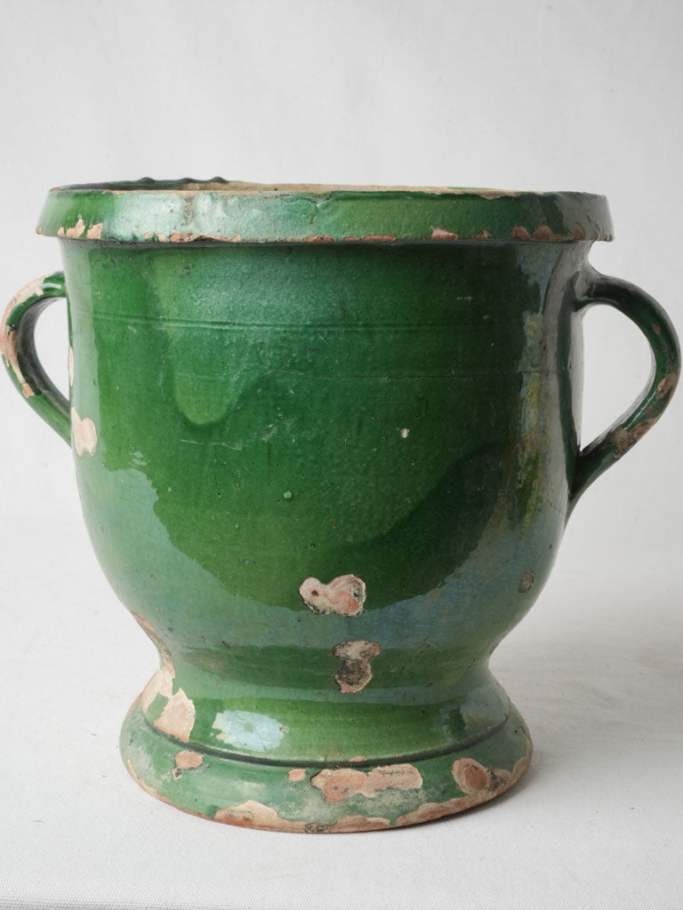 Authentic French ceramic jardiniere.