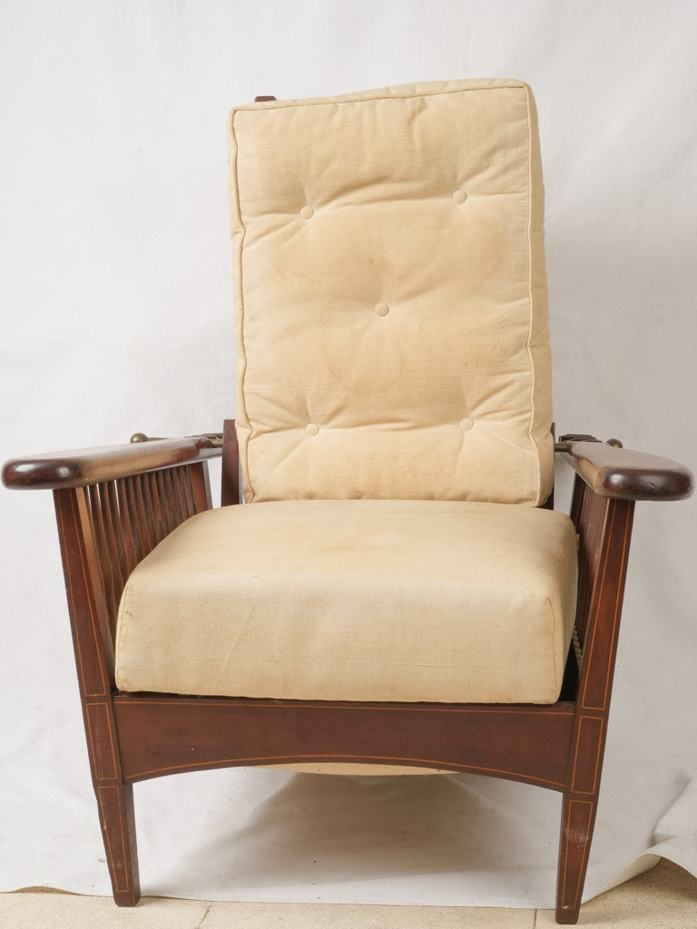 Timeless mahogany Morris chair