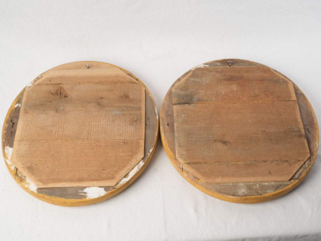 Retouched beaded border mirrors