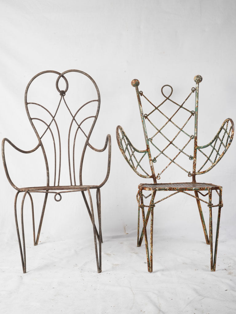 Whimsical French garden furniture set