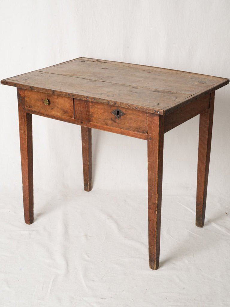 Rustic wooden farmhouse desk