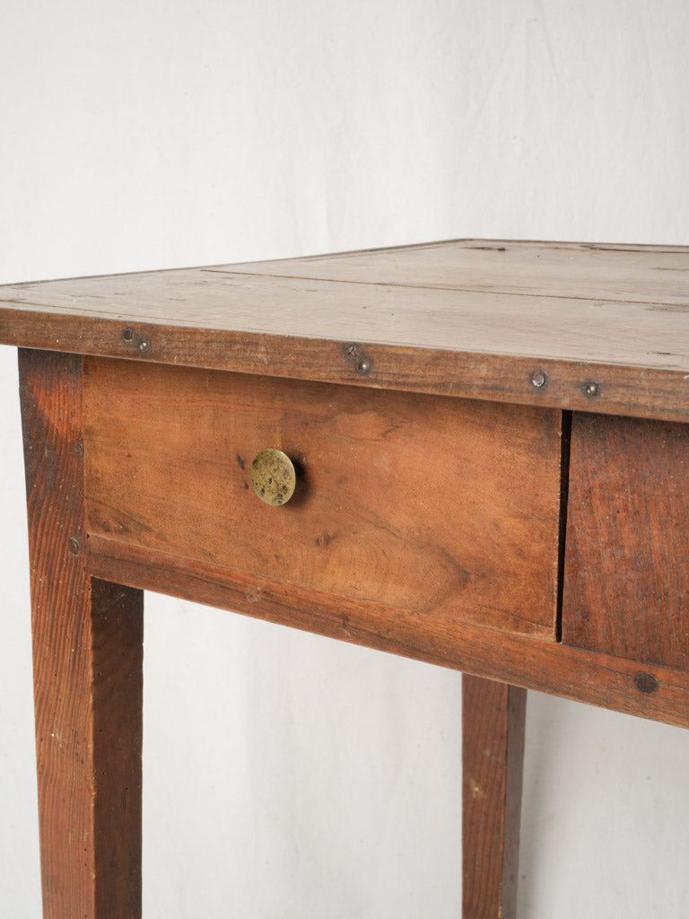Warm patina wooden desk