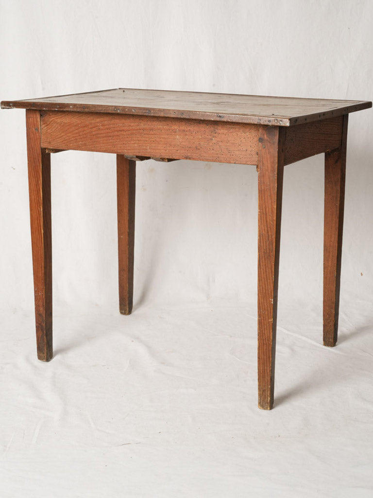 Timeworn brown writing desk