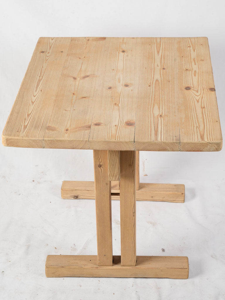 Robust minimalist pine table