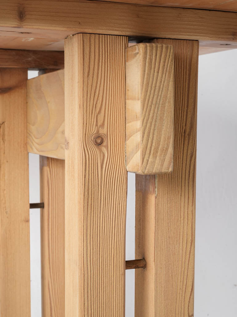 Historic Perriand-designed pine table