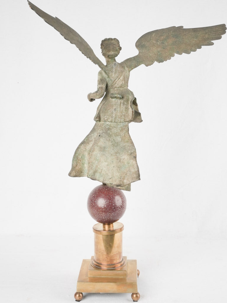 Classical victory goddess bronze artwork