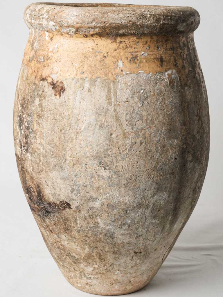 Historic bulbous-shaped Biot jar