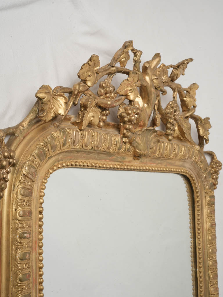 Rustic abundance French mirror