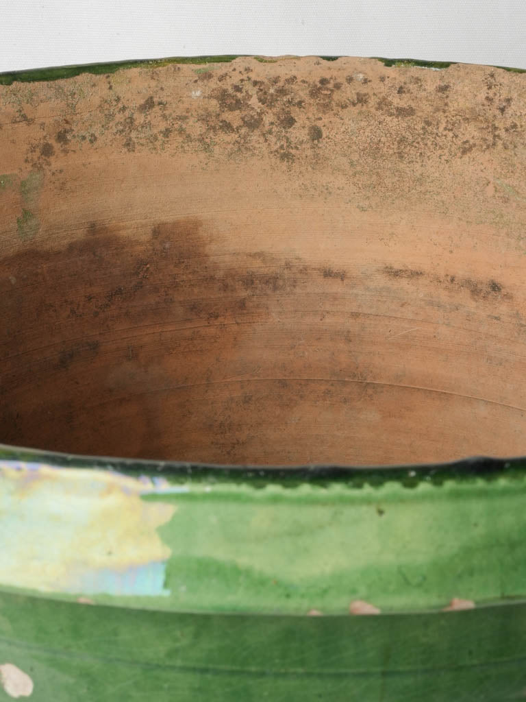 Distinctive green glaze urn