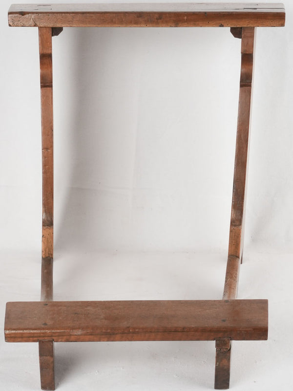 Vintage walnut prie-Dieu devotional furniture