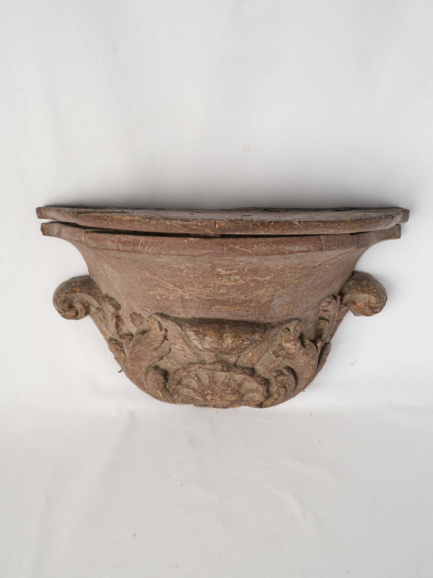 Louis XV Period Carved and Painted Floating Console - 11½" x 18½"