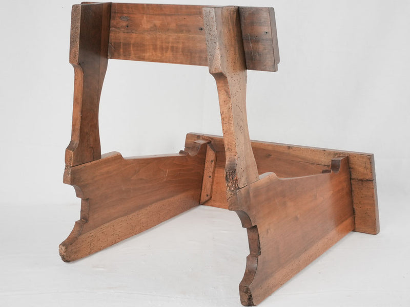 Old-world walnut prayer seating