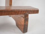 Traditional walnut kneeler prayer furniture