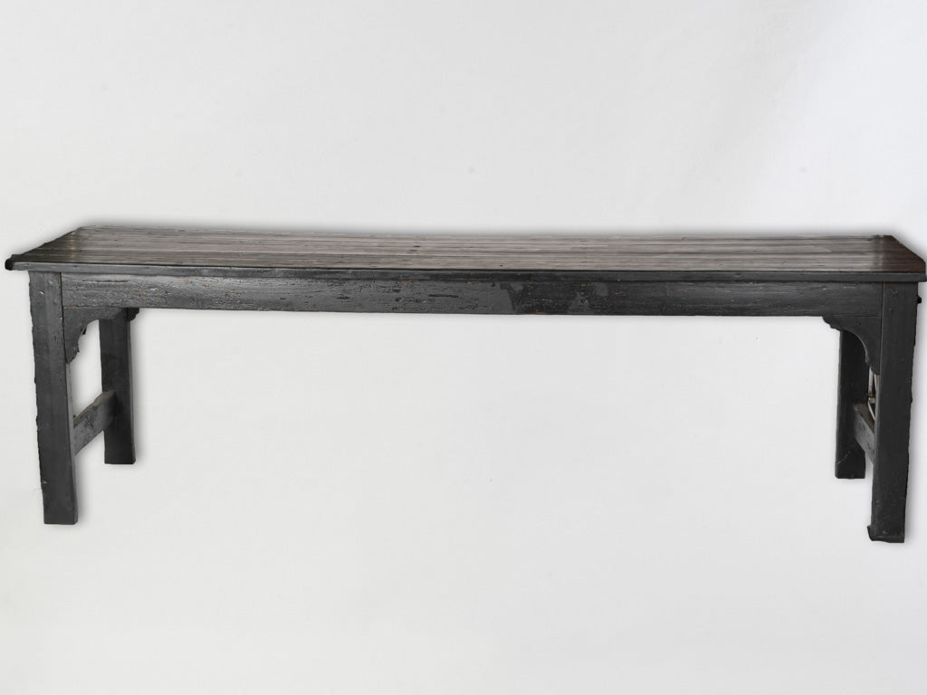 Dramatic anchor dining table