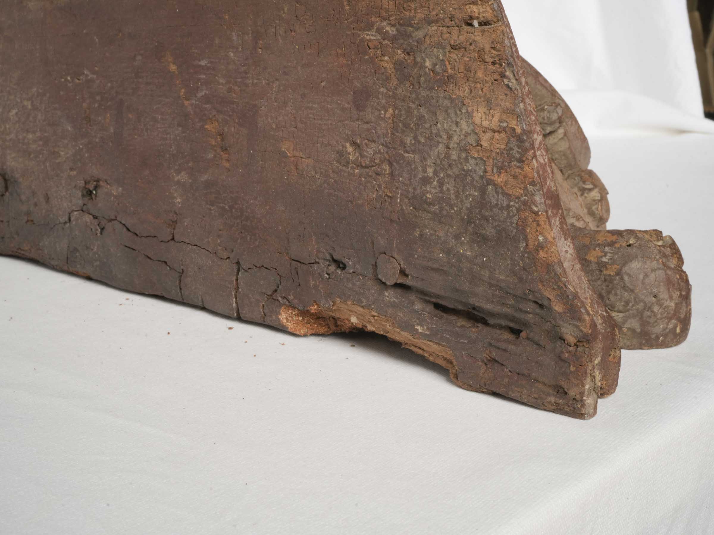 Louis XV Period Carved and Painted Floating Console - 11½" x 18½"