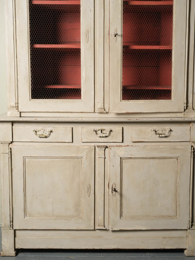 Vintage refined oak hutch