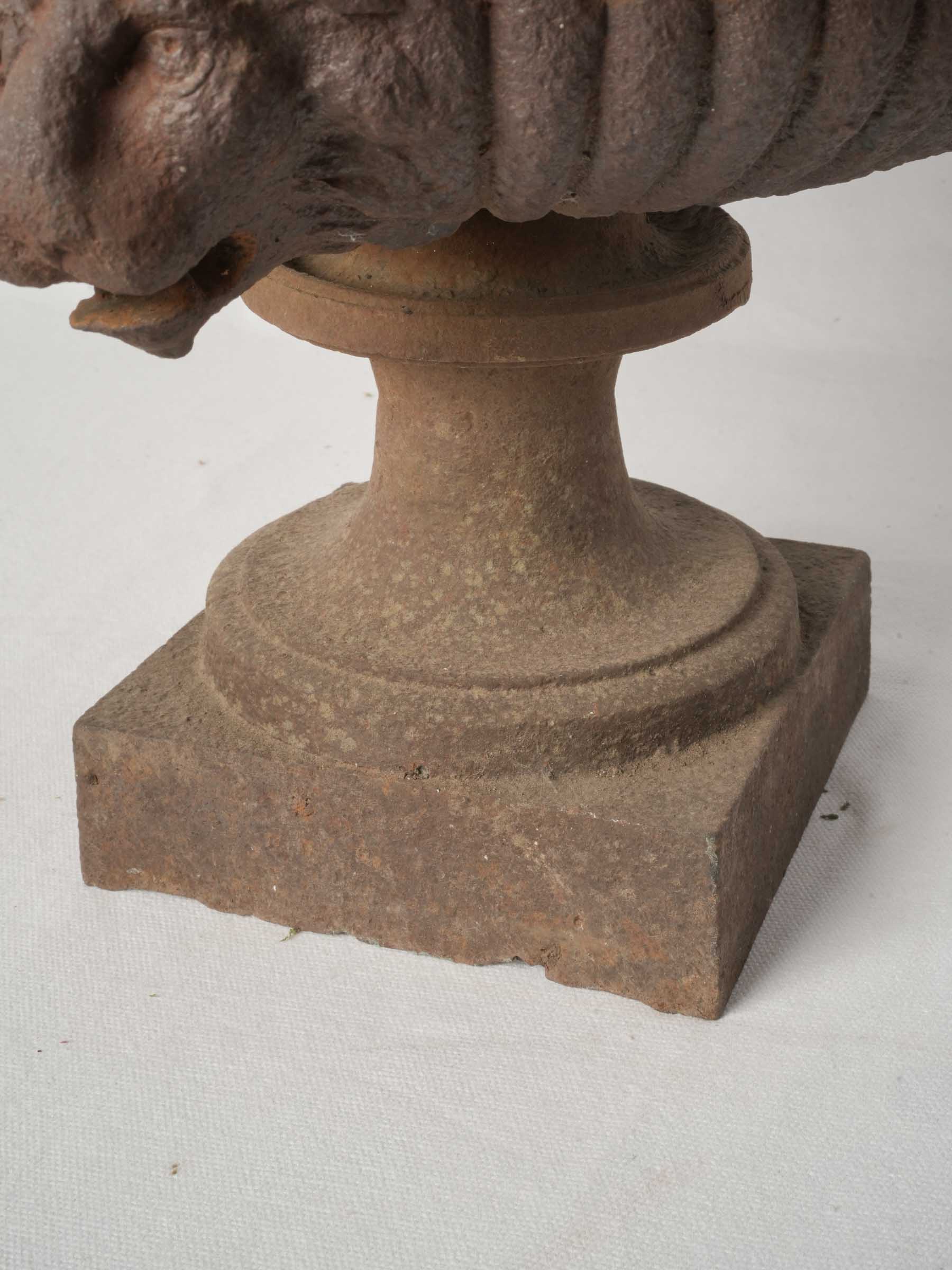 Historic country estate cast-iron urn