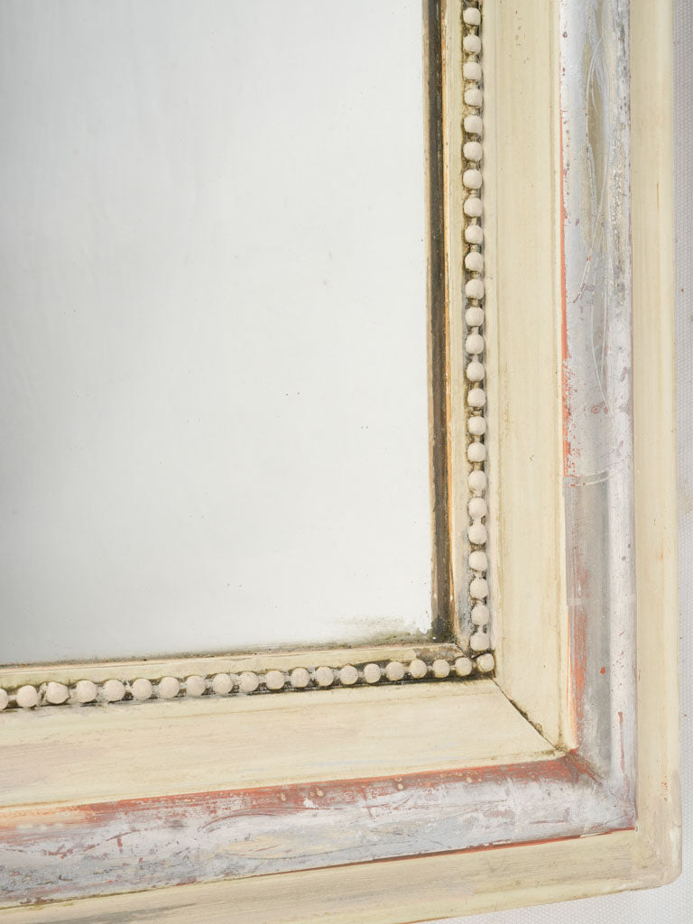 Elegant French-style silvered mirror