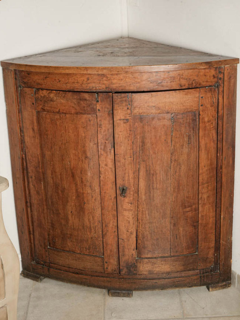 Vintage French corner cupboard