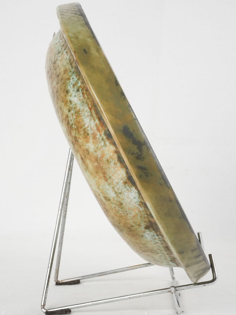Collectible earthenware signed GP platter