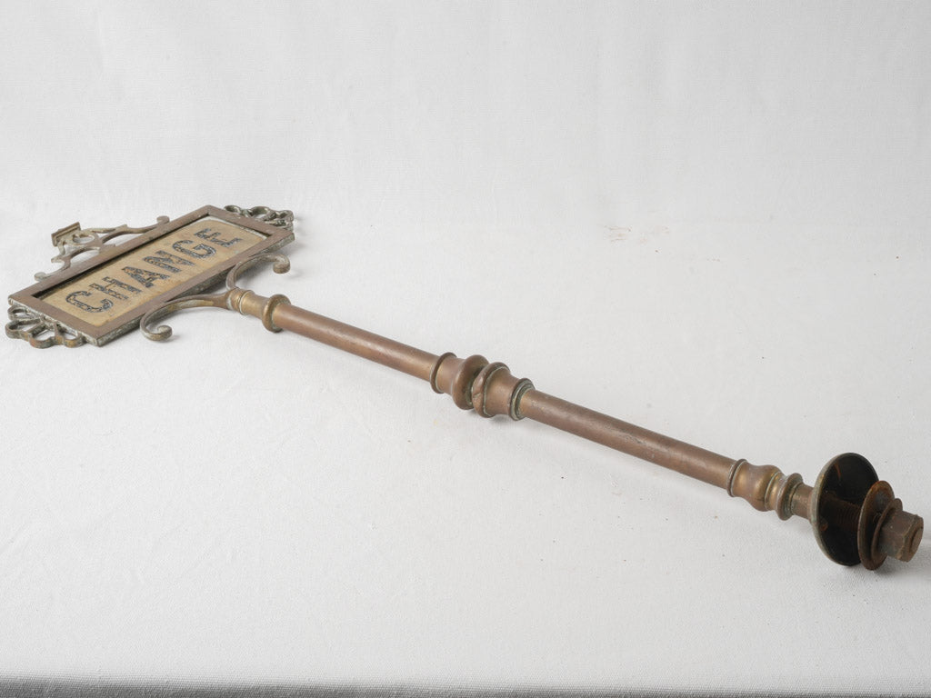 Sophisticated early 20th-century sign