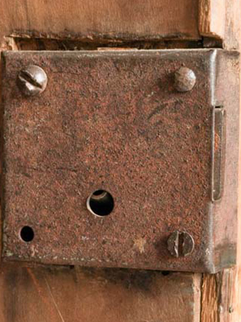 Traditional hand-pegged cabinet