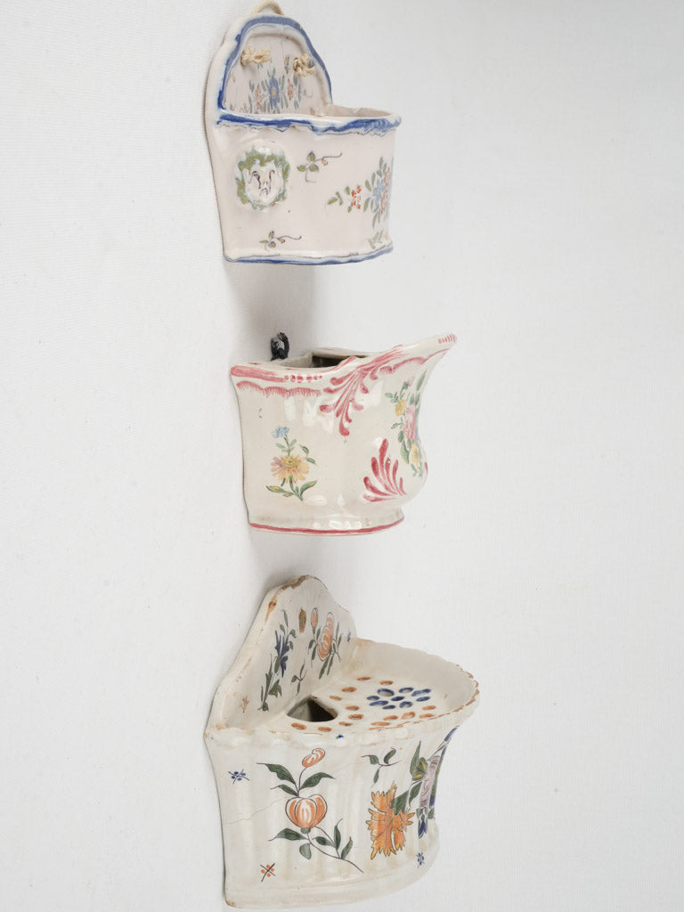 Colorful 18th-century French flower arrangers