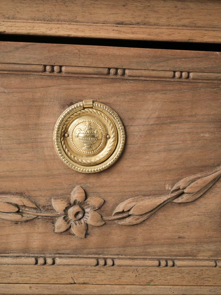 Decorative walnut commode