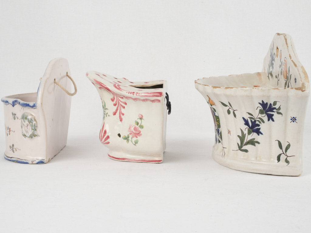 Quaint 18th-century French tulip holders