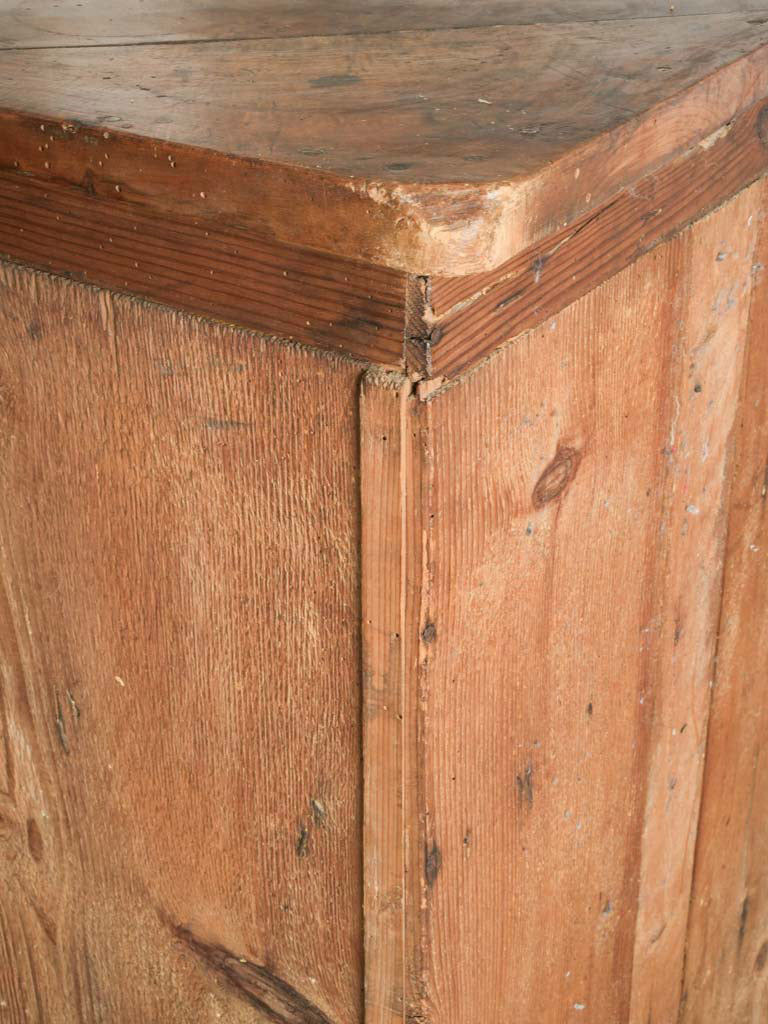 Decorative paneled walnut cupboard
