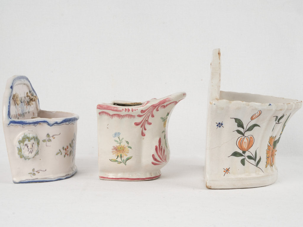 Distinctive French country tulip vases