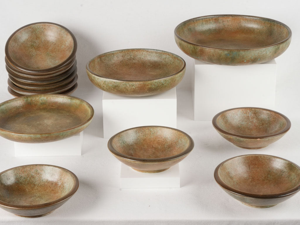 Unique mid-century dinnerware collection