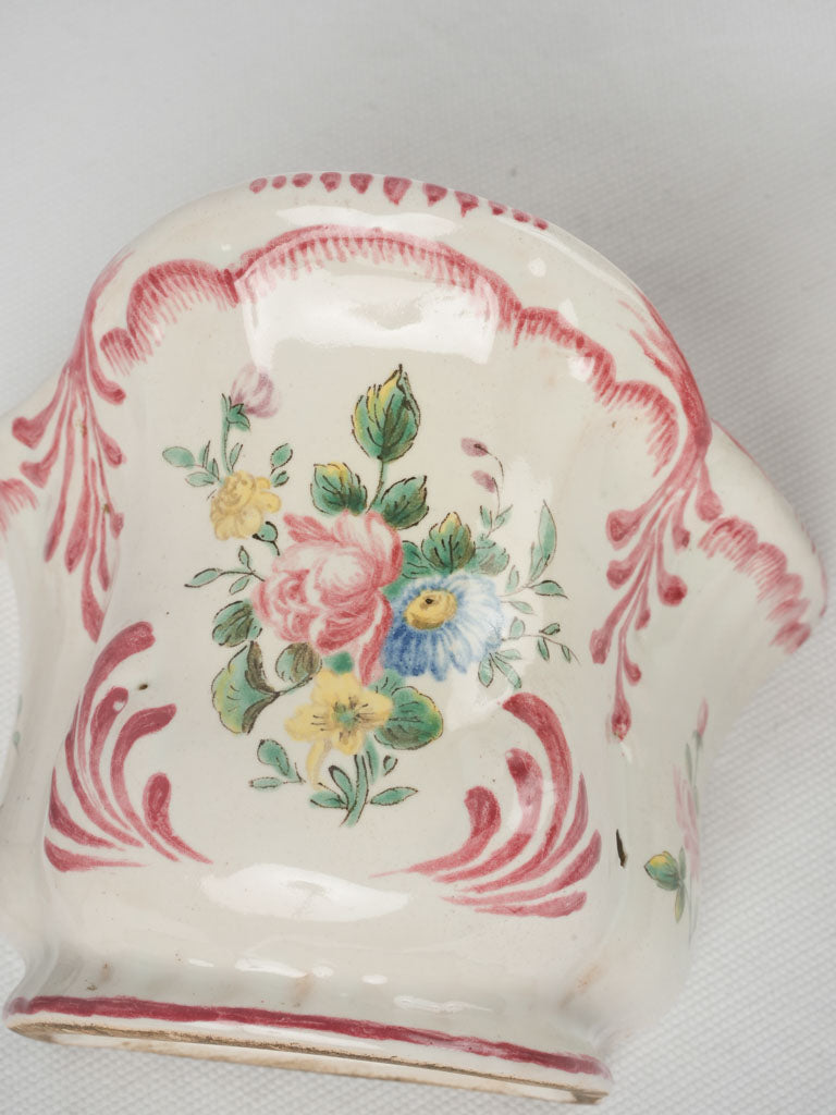 Vintage French wall-hanging planters