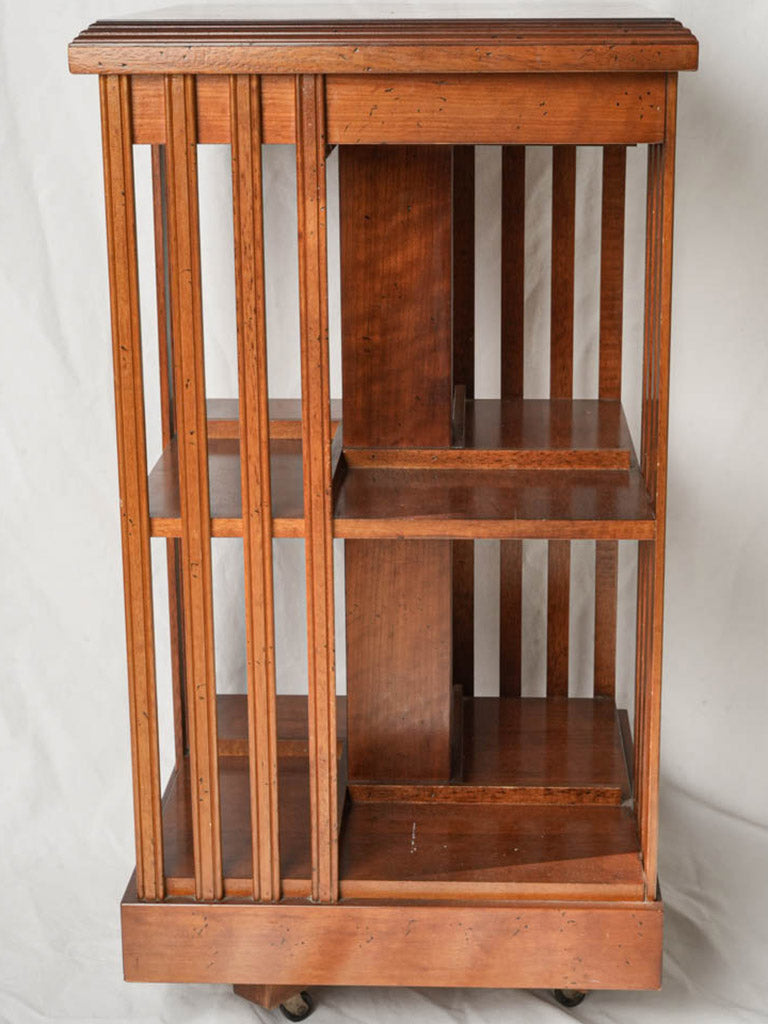Elegant revolving library bookcase