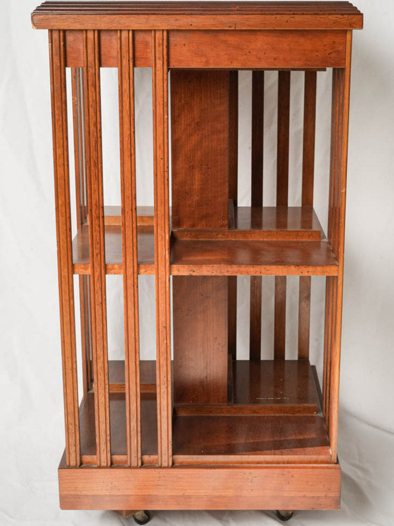 Early 20th-century rotating bookcase
