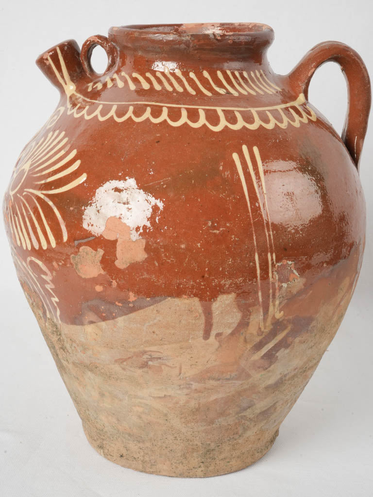 Rustic Val de Saône antique ewer