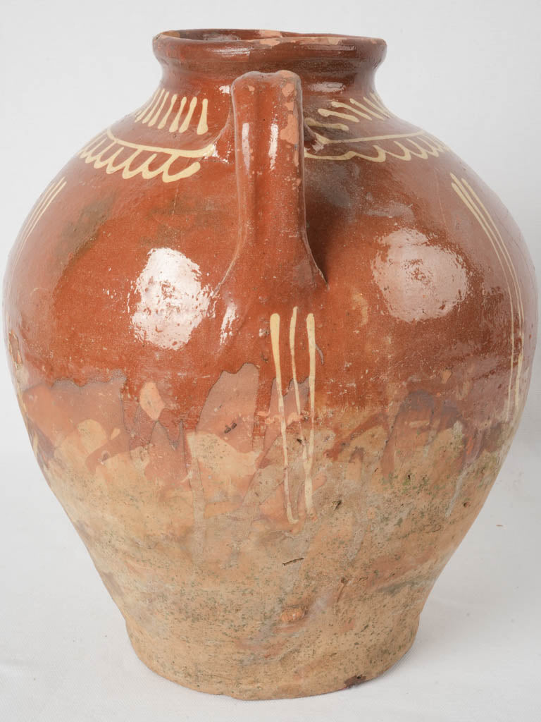 Decorative French table lamp ewer