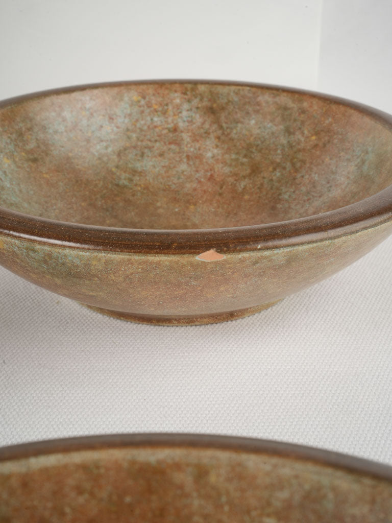 Timeless blue-hued pottery set
