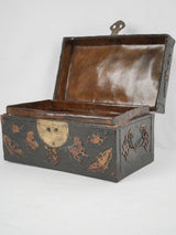 Traditional Chinese brass coffer chest